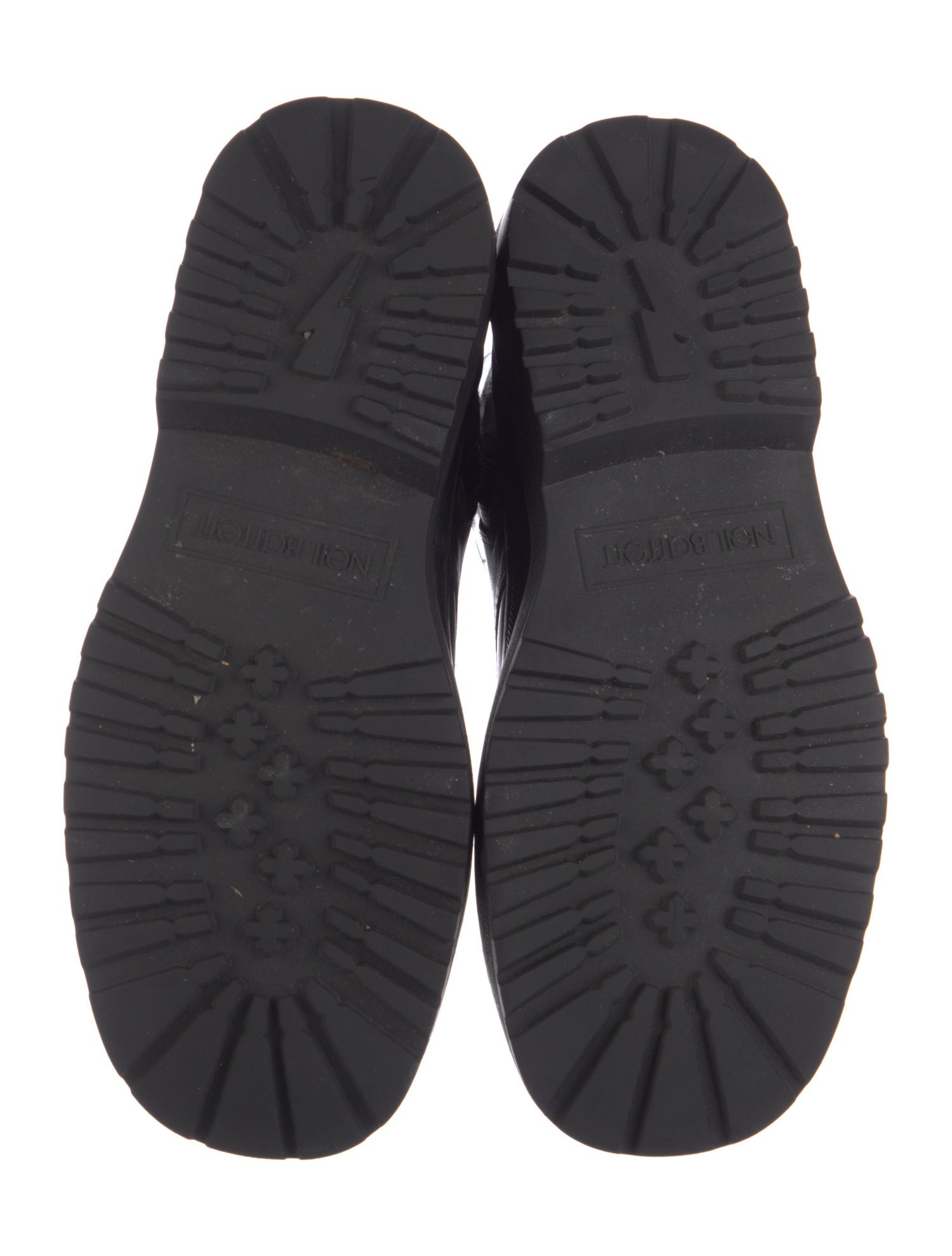 Neil Barrett Leather Combat Boots